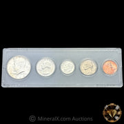 x10 1964 US Coin Sets In Whitmen Plastic Sleeves