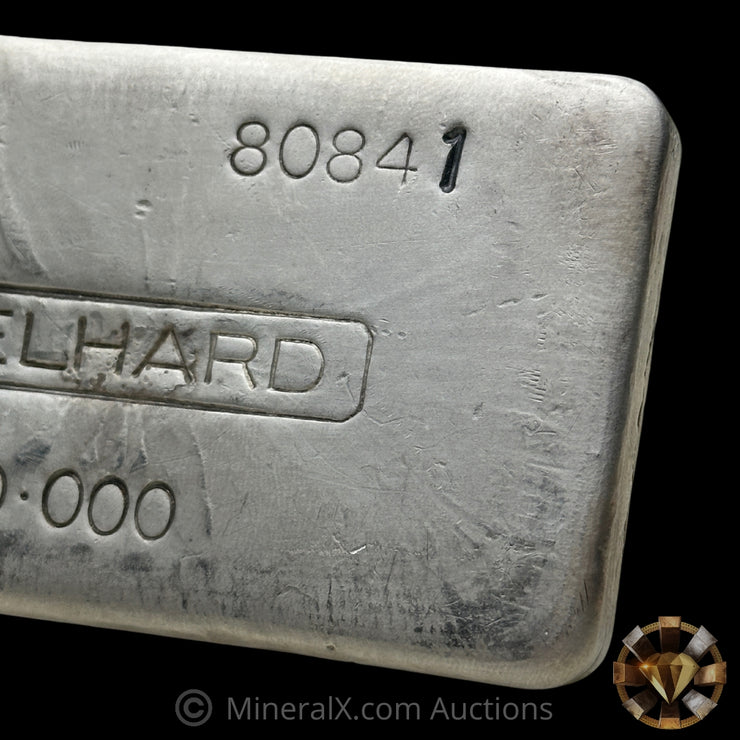 20oz Engelhard 1st Series Vintage Silver Bar With Unique Stamped "1" In Serial
