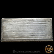 20oz Engelhard Bull Logo 9th Series Small Font Serial Variety Vintage Silver Bar With Striated Reverse