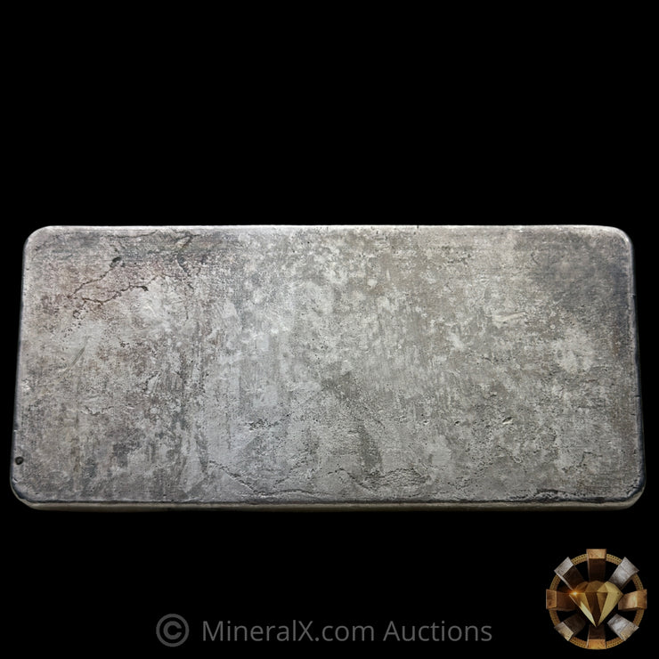 20oz Engelhard 3rd Series Bull Logo Flipped Serial Vintage Silver Bar