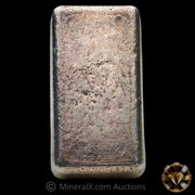 10oz JM Johnson Matthey Large Logo Vintage Silver Bar
