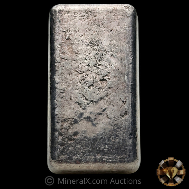 10oz JM Johnson Matthey Vintage Silver Bar With Unique JM LTD Canada Counterstamp