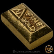1.039oz Delta Smelting & Refining Rare With Weight Stamp Variety Vintage Fine Gold Bar