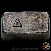 3oz W H Foster Vintage Silver Bar With Deak Triangle Counterstamp