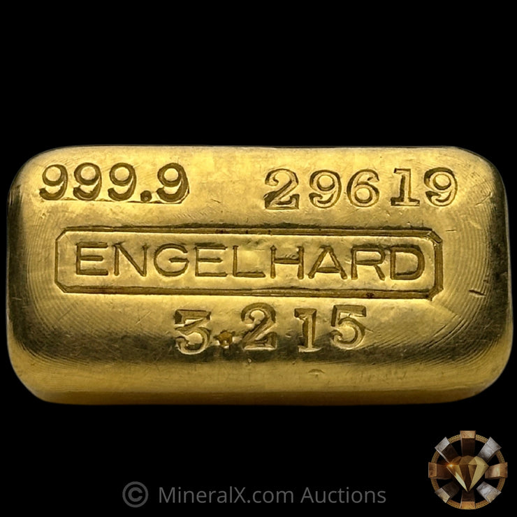 3.215oz Engelhard Vintage Gold Bar