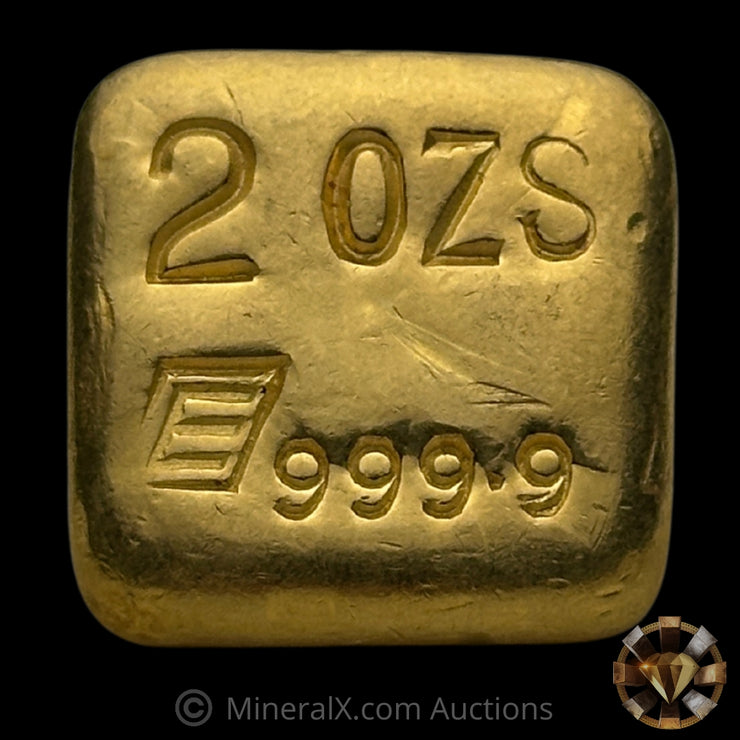 2oz Engelhard London Vintage Gold Bar