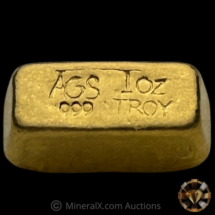 1oz AGS American Gold & Silver Vintage Gold Bar