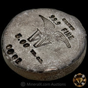 5oz Wilkinson W Eagle Vintage Silver Puck Bar