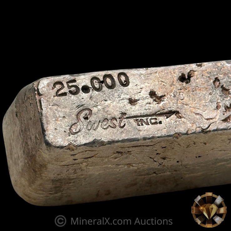 25oz Swest Inc Vintage Silver Bar