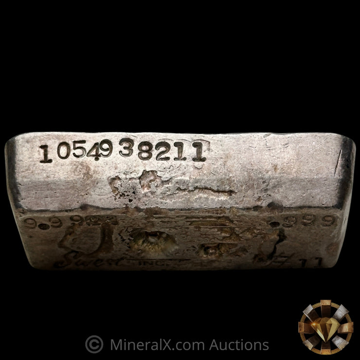 9.99oz Swest Inc Vintage Silver Bar