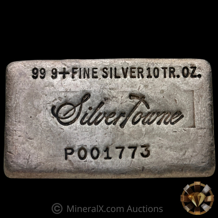 10oz Engelhard Silvertowne Vintage Silver Bar