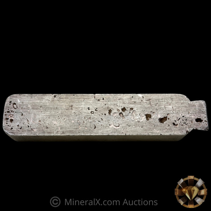 50oz Western Pacific Gold & Silver Exchange Vintage Silver Bar With Unique Pig Tail Pour
