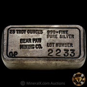 23.63oz Bear Paw Mining Vintage Silver Bar