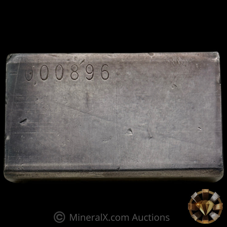 7oz Engelhard E Logo Industrial Extruded Vintage Silver Bar