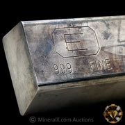 50oz Engelhard E Logo Industrial Extruded Vintage Silver Bar (Possible Lowest Known Serial For Variety)