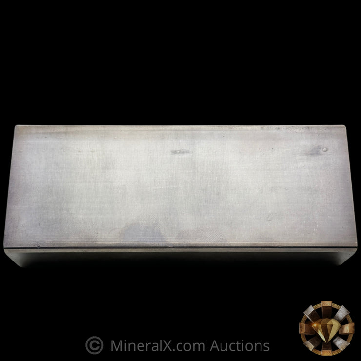 50oz Engelhard E Logo Industrial Extruded Vintage Silver Bar (Possible Lowest Known Serial For Variety)