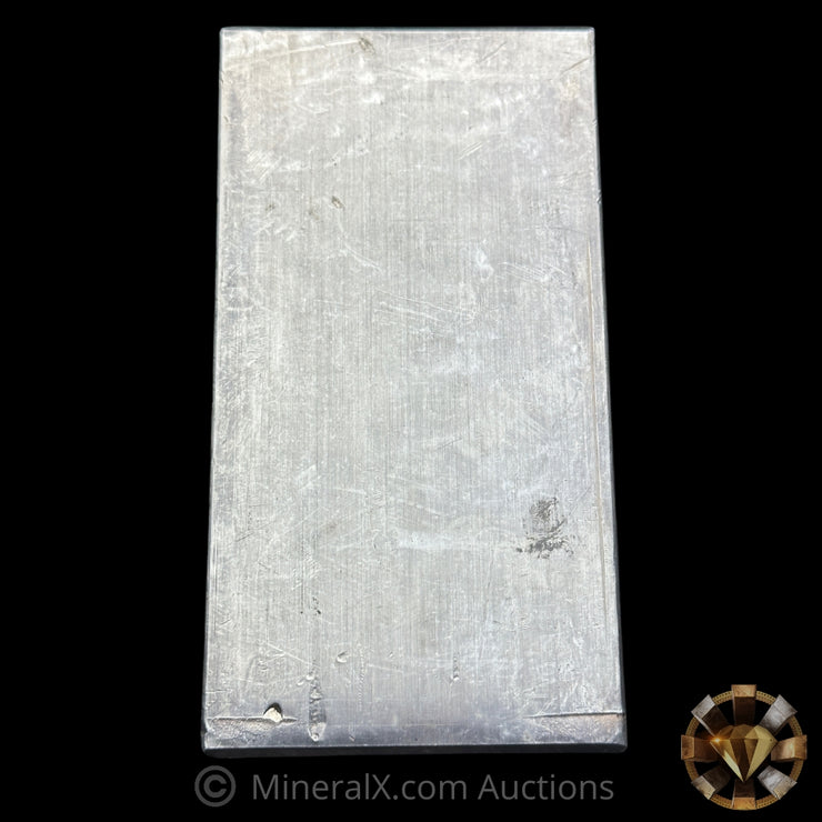 100oz Engelhard E Logo First Generation Extruded Industrial Vintage Silver Bar (Possible Lowest Known Serial For Variety)