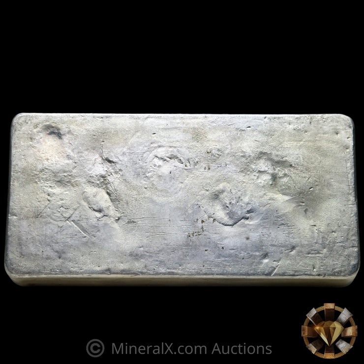 100oz Engelhard Rare Large W 2nd Series Anaheim CA Variety Vintage Silver Bar With Unique Off Center Stampings