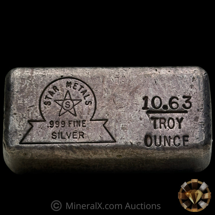 10.63oz Star Metals Vintage Silver Bar