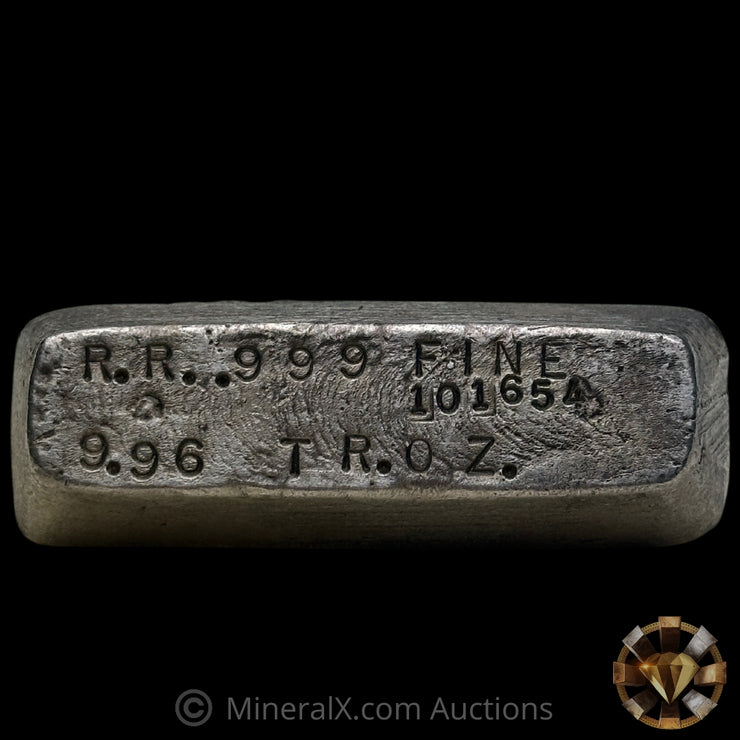 9.96oz RR Vintage Silver Bar
