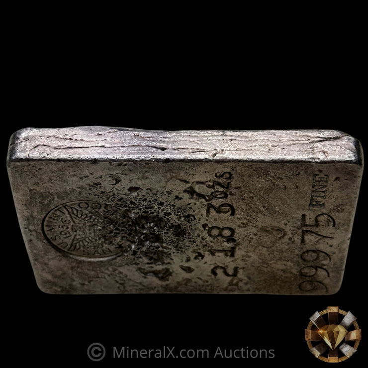 21.83oz 1956 US Mint San Francisco Vintage Silver Assay Bar With Unique Gas Bubbles (see description)