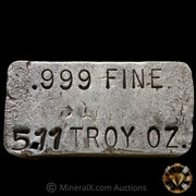 5.11oz Mastiff Metals Bulldog Faithful Guardian Vintage Silver Bar