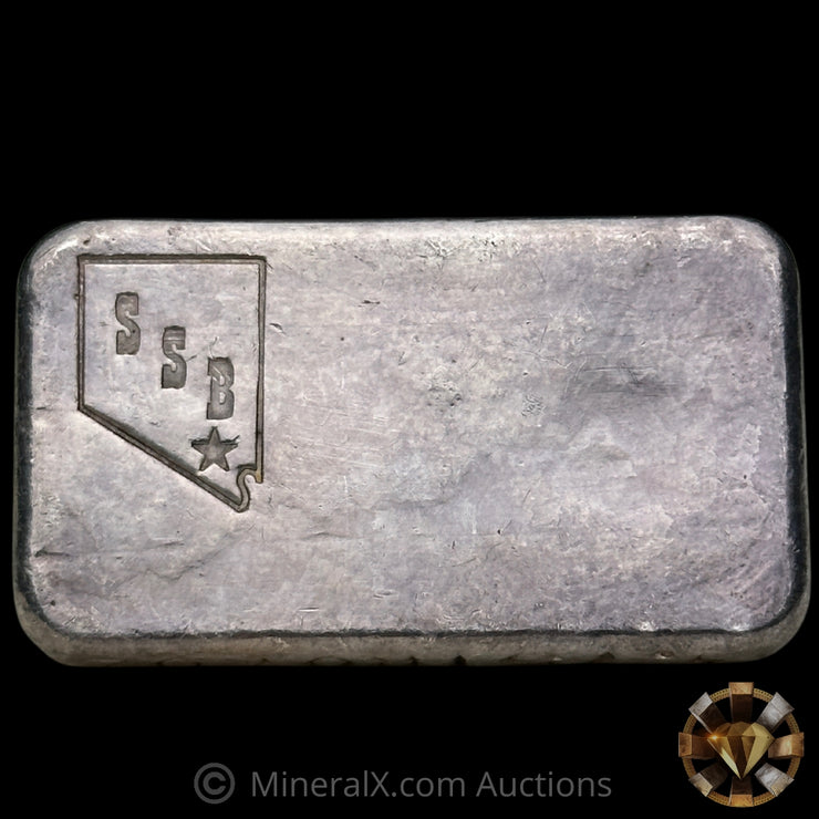 4.75oz SSB Silver State Bullion Nevada Vintage Silver Bar