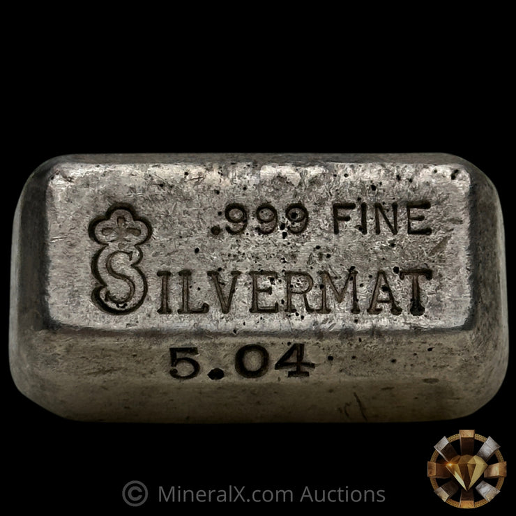 5.04oz Silvermat Vintage Silver Bar