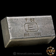 7oz Engelhard E Logo Industrial Extruded Vintage Silver Bar