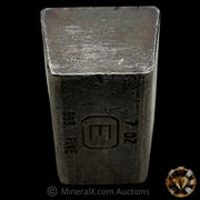 7oz Engelhard E Logo Industrial Extruded Vintage Silver Bar