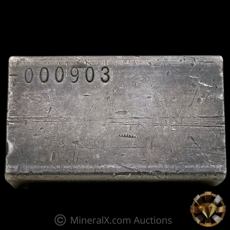 7oz Engelhard E Logo Industrial Extruded Vintage Silver Bar