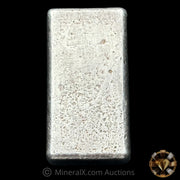 10oz JM Johnson Matthey Small Logo Vintage Silver Bar