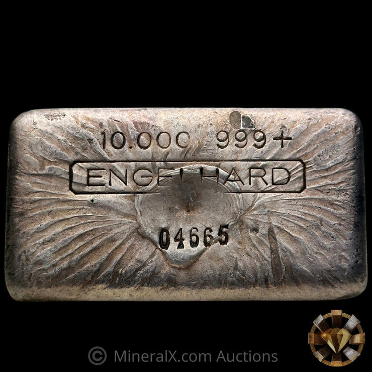 10oz Engelhard 0-Leading 3rd Series Vintage Silver Bar