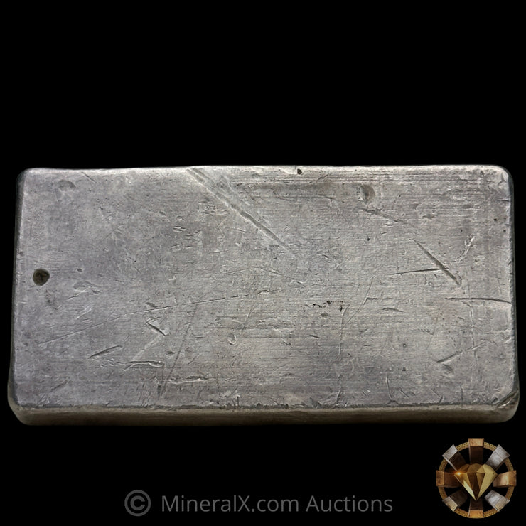 10oz Engelhard Bull Logo -1 Suffix Vintage Silver Bar