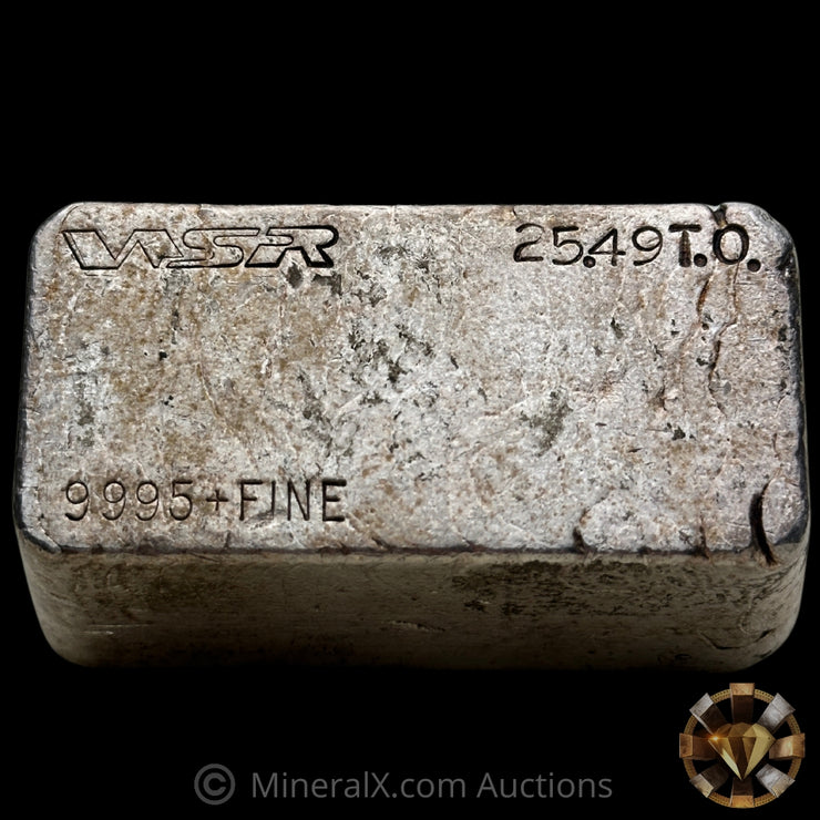 25.49oz WSR Western States Refining Outline Variety Vintage Silver Bar