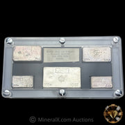29oz (10oz,7oz,5oz,4oz,3oz) JMC Johnson Matthey Maple Leaf Complete Canadian Vintage Silver Bar Set