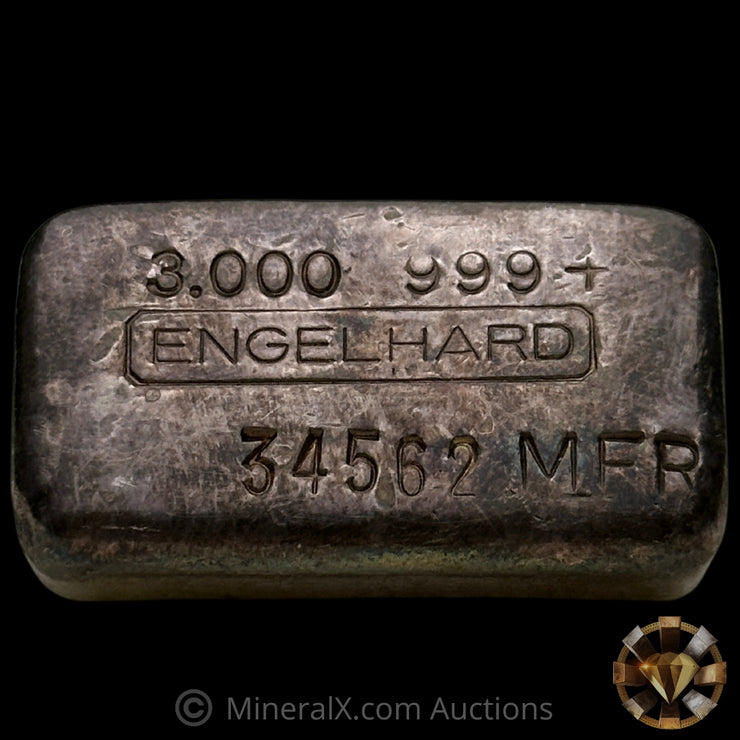 3oz Engelhard MFR Vintage Silver Bar
