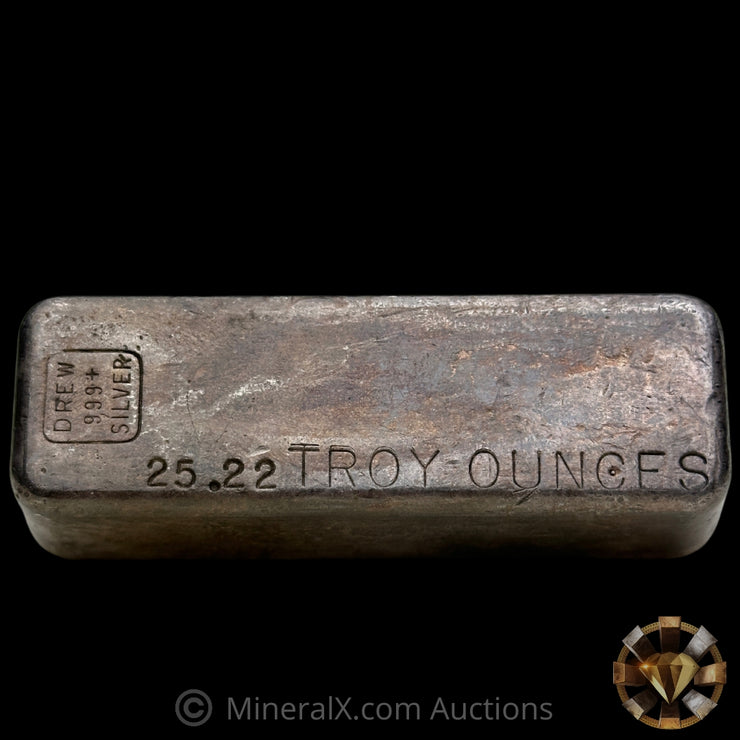 25.22oz Drew Vintage Silver Bar