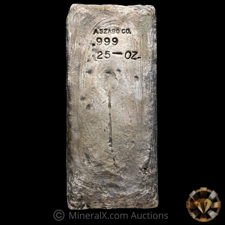 25oz ASZABO Co Vintage Silver Bar