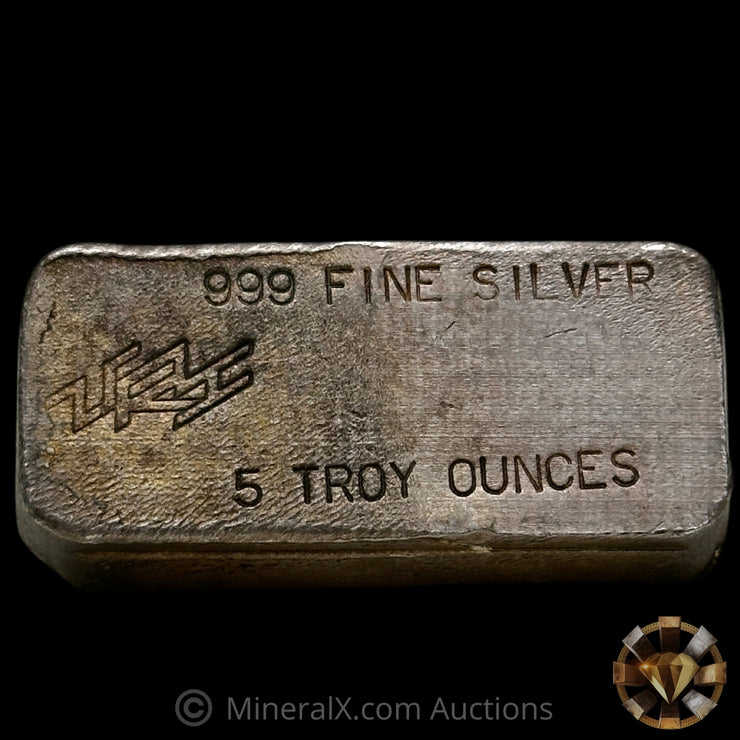 5oz URI Vintage Silver Bar