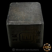 3oz Engelhard E Logo Industrial Extruded Vintage Silver Bar