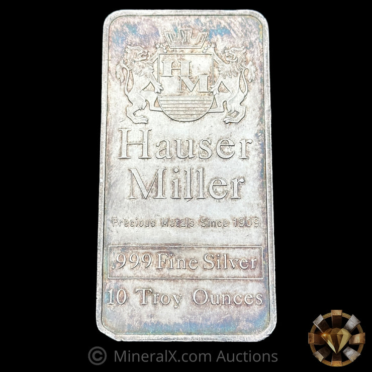 10oz Hauser Miller Vintage Silver Bar
