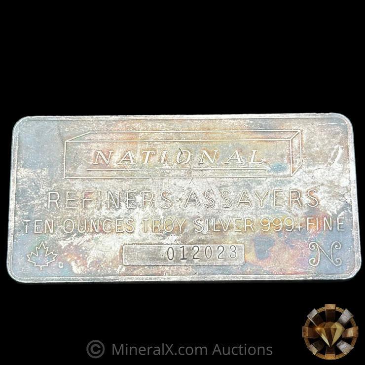 10oz National Vintage Silver Bar