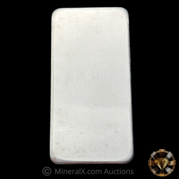 10oz JM Johnson Matthey Blank Back Vintage Silver Bar