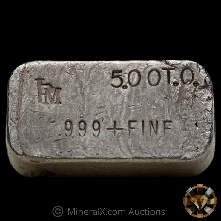 5oz IPM Vintage Silver Bar