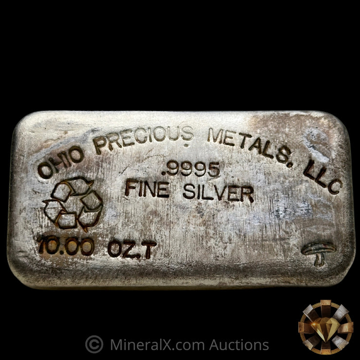 10oz Ohio Precious Metals Silver Bar