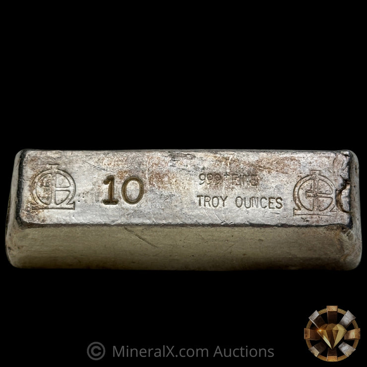 10oz Omega M & B Mining Vintage Silver Bar