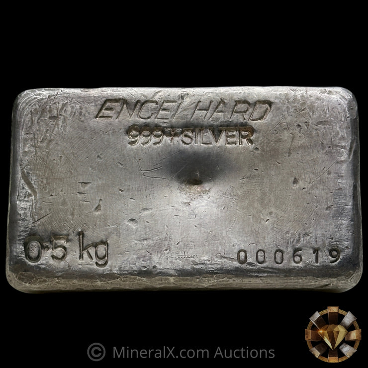 0.5kg (1/2Kilo) Engelhard Australia Vintage Silver Bar