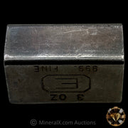 3oz Engelhard E Logo Industrial Extruded Vintage Silver Bar