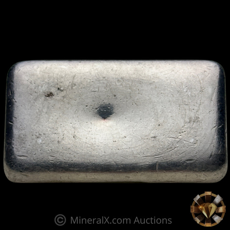 5oz JMC Johnson Matthey Maple Leaf Vintage Silver Bar